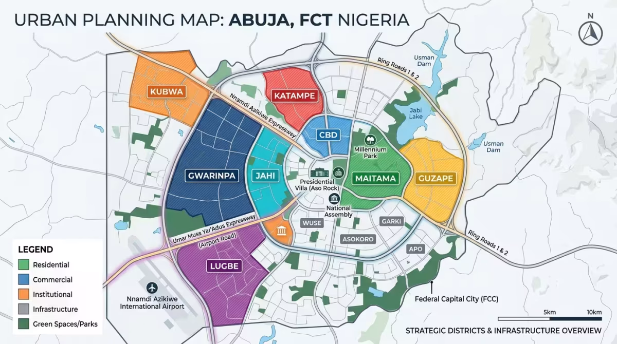 Abuja land investment opportunities in developing estates