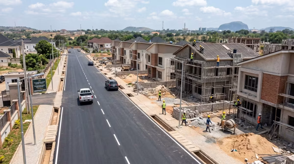 Modern estate development projects in Abuja Nigeria