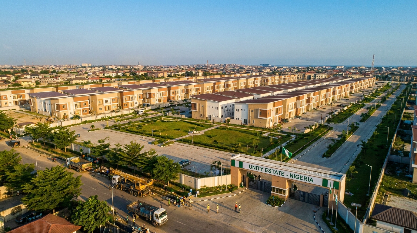 Nigerian residential estate unde…