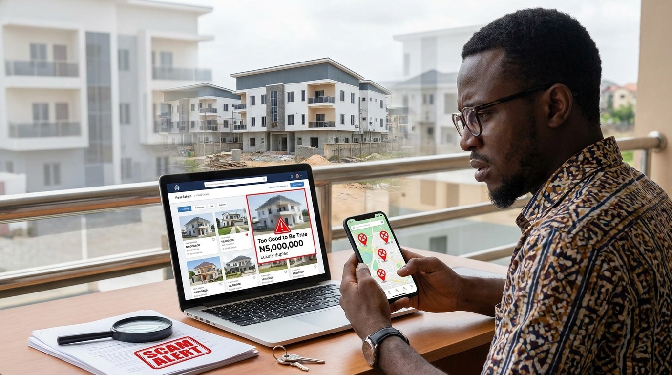 Nigerian home seeker spotting fa…