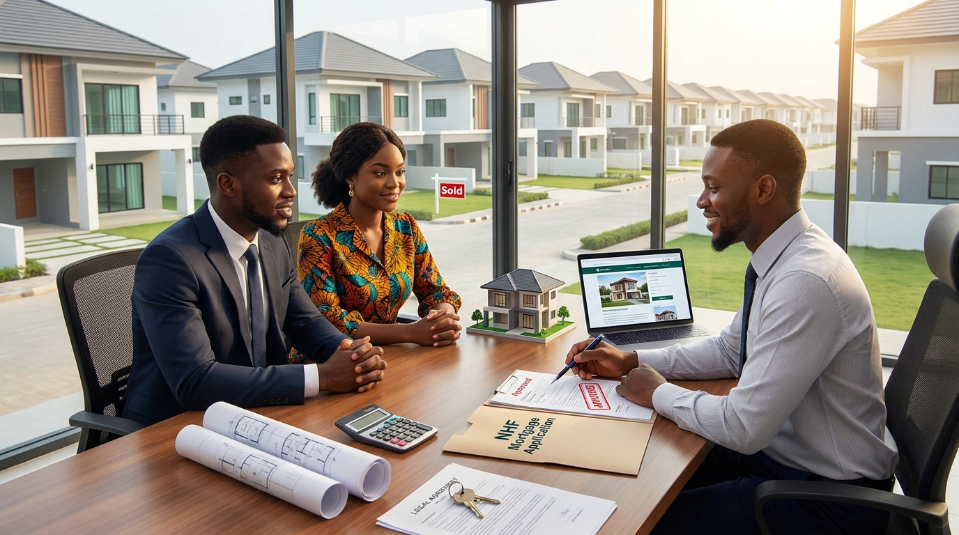 Nigerian couple accessing NHF loan