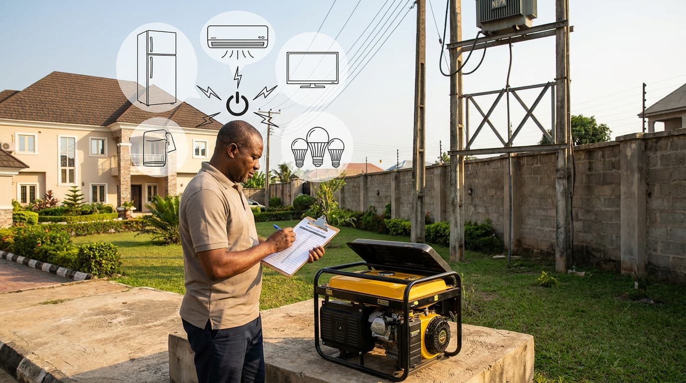 How to Choose a Generator Size That Actually Powers Your Nigerian Home Efficiently How to Choose a Generator Size That Actually Powers Your Nigerian Home Efficiently