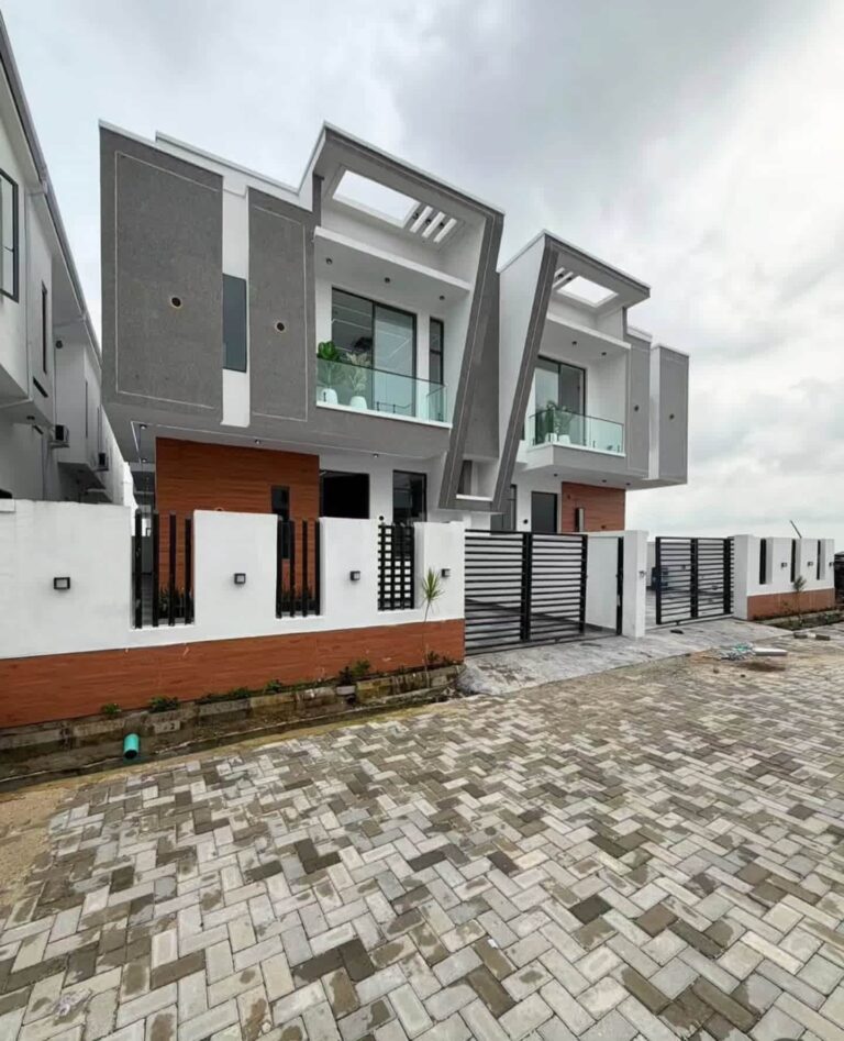 Contemporary 4-Bedroom Semi-Detached Duplex in Ajah, Lekki, Lagos