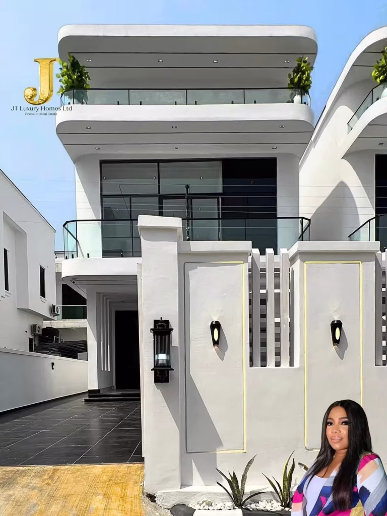 Brand New 5-Bedroom Fully Detached Duplex with Pool & 2-Room BQ in Chevron, Lagos