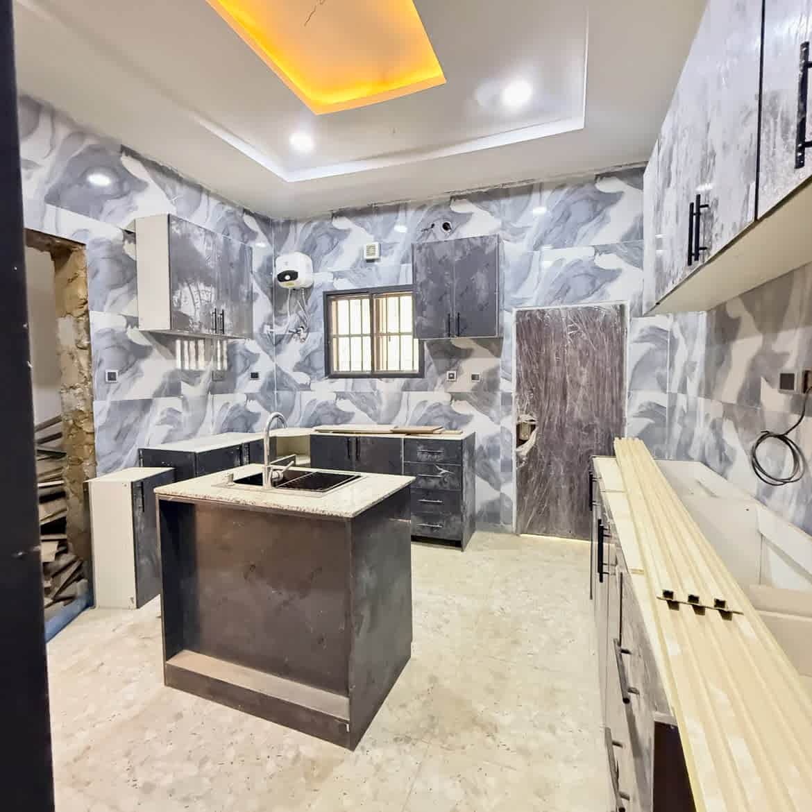 newly completed 5 bedroom semi detached duplex in life camp, abuja