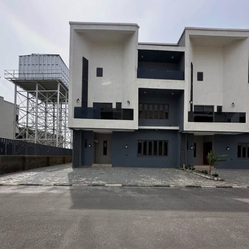 newly constructed 4 bedroom terrace duplex in kukwaba, abuja