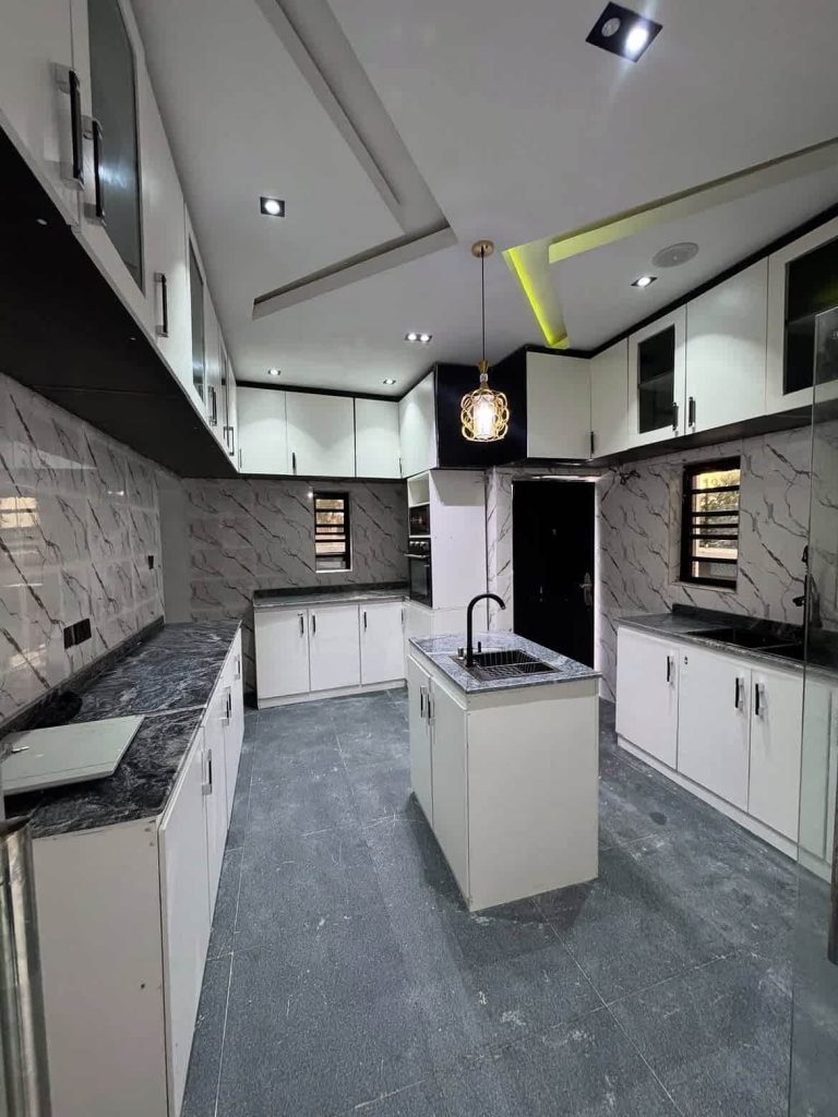 smart 4 bedroom duplex with home cinema & rooftop terrace in agip, port harcourt